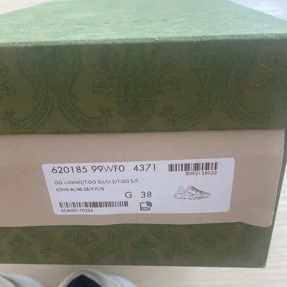 Gucci Wmns GG Rhyton 'Beige White Pink' - Picture 13 of 15